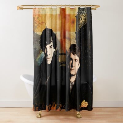 New Sherlock Holmes Unique Shower Curtain