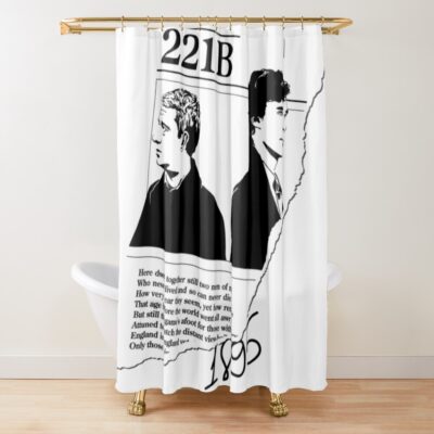 Hot Decor Sherlock Holmes Shower Curtain