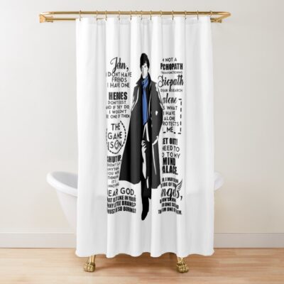 Quotes Shower Curtain
